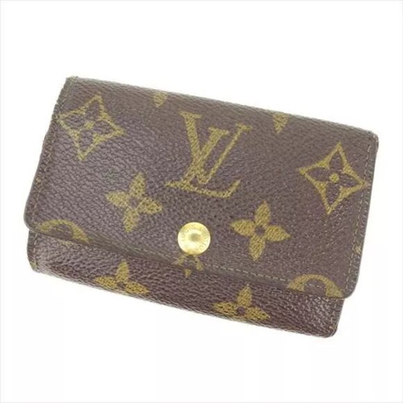 Louis Vuitton Key case Key holder Monogram Brown Woman Authentic Used - Picture 1 of 7